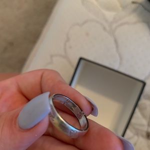 Silver 'Blind For Love' Ring